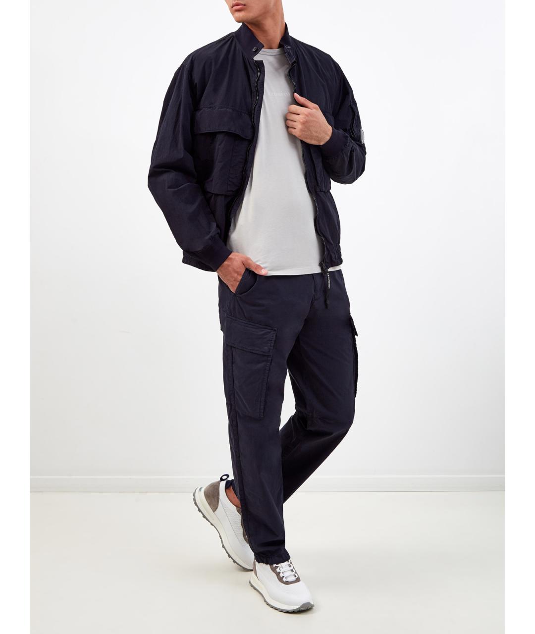 CP COMPANY Синяя полиамидовая куртка, фото 2