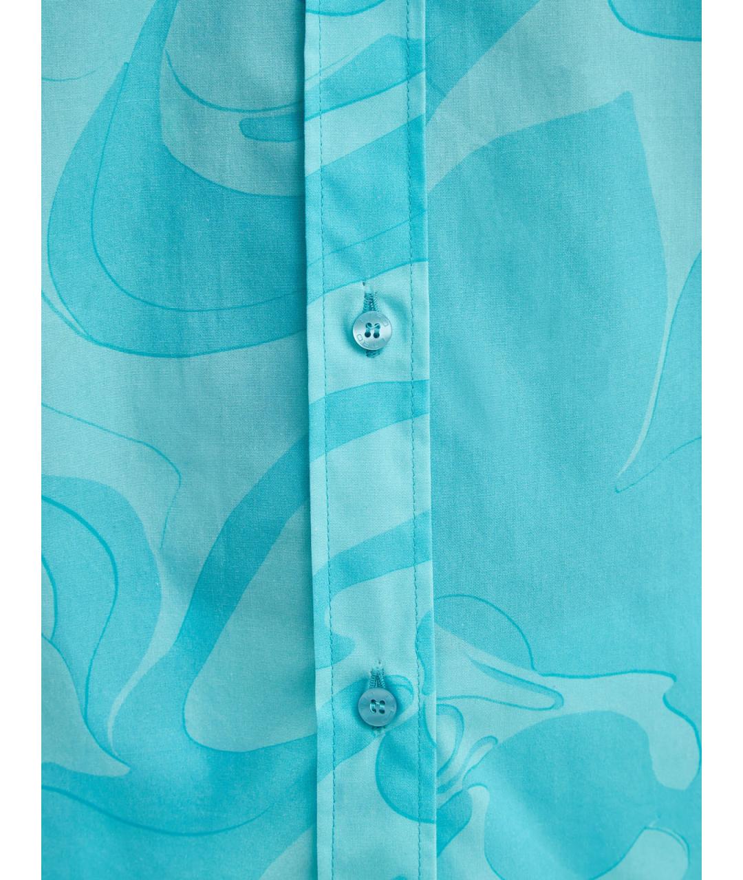 ETRO Голубая хлопковая рубашка, фото 3