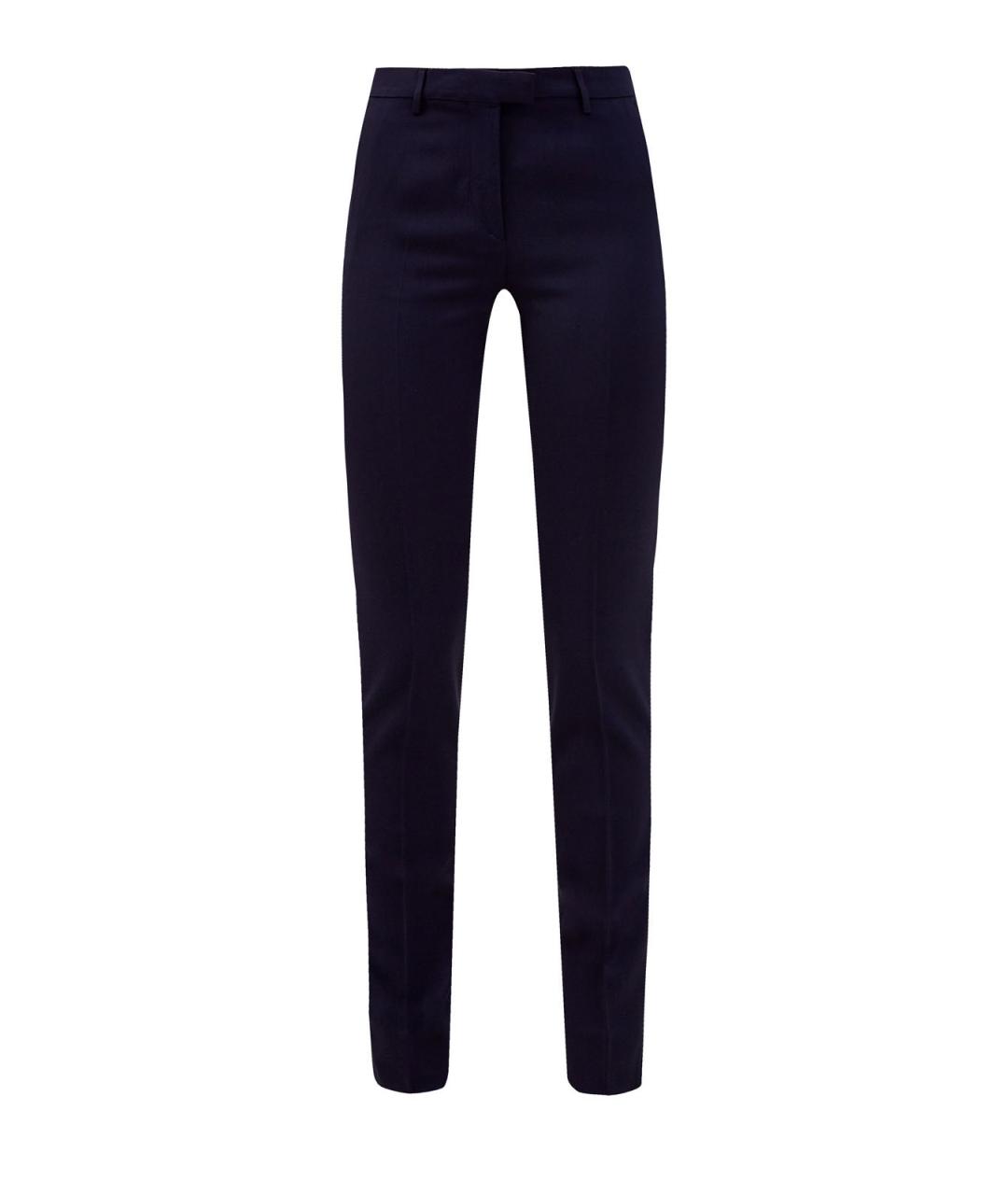 ETRO Синие вискозные прямые брюки, фото 1