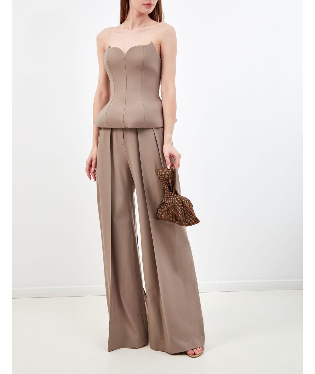 GIUSEPPE DI MORABITO Бежевый шерстяной корсет, фото 2