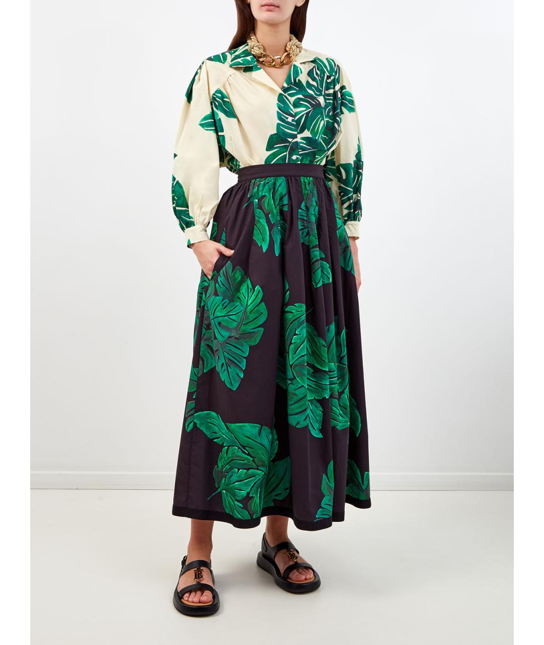 GENTRY PORTOFINO Бежевая хлопковая рубашка, фото 2