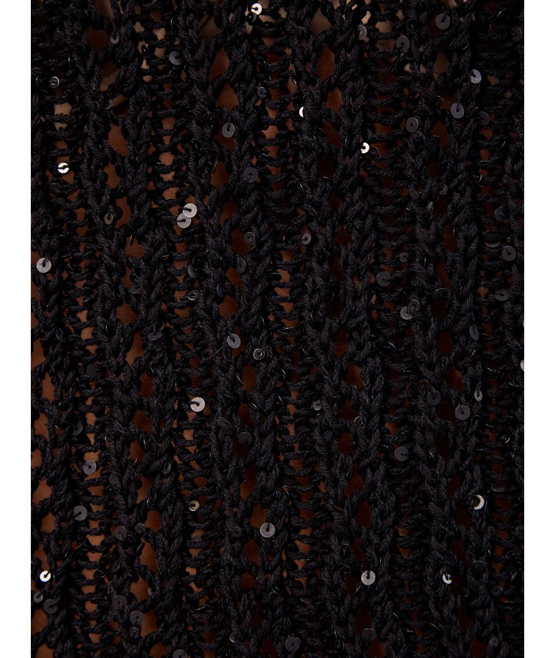 GENTRY PORTOFINO Черная хлопковая майка, фото 5