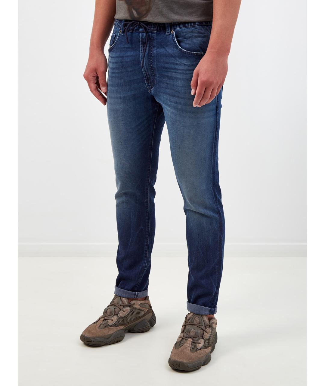 DIESEL Синие джинсы скинни, фото 3