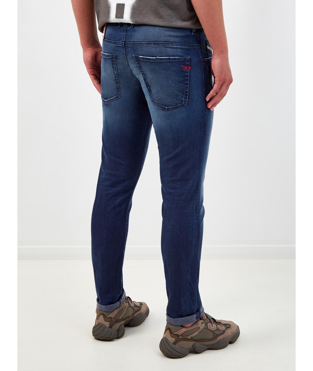 DIESEL Синие джинсы скинни, фото 4