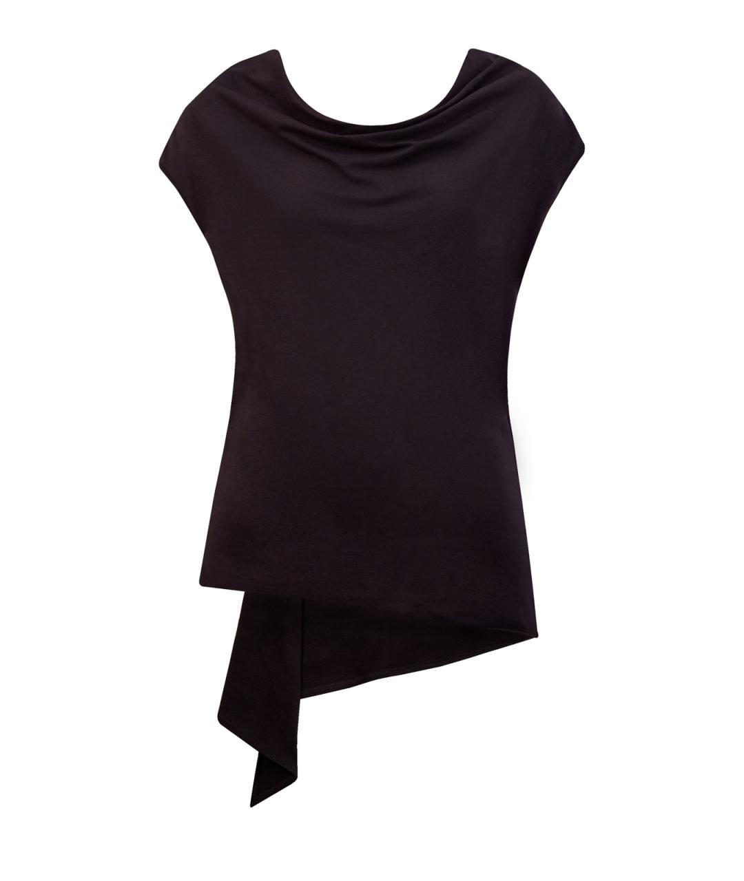 GENTRY PORTOFINO Черная хлопковая футболка, фото 1