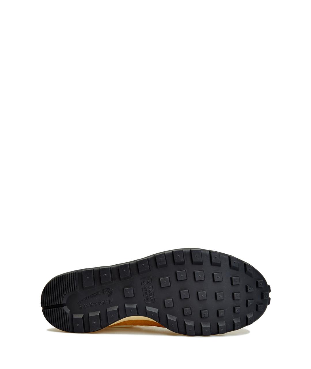 NIKE Желтые текстильные низкие кроссовки / кеды, фото 6