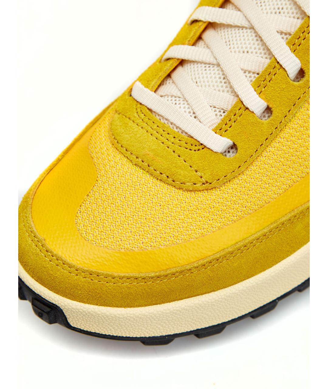 NIKE Желтые текстильные низкие кроссовки / кеды, фото 5