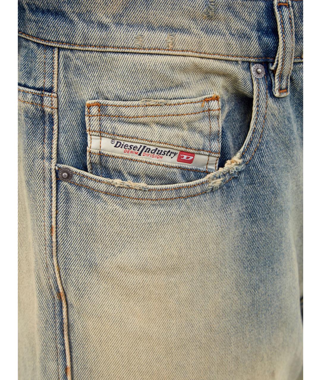 DIESEL Мульти хлопковые прямые джинсы, фото 3