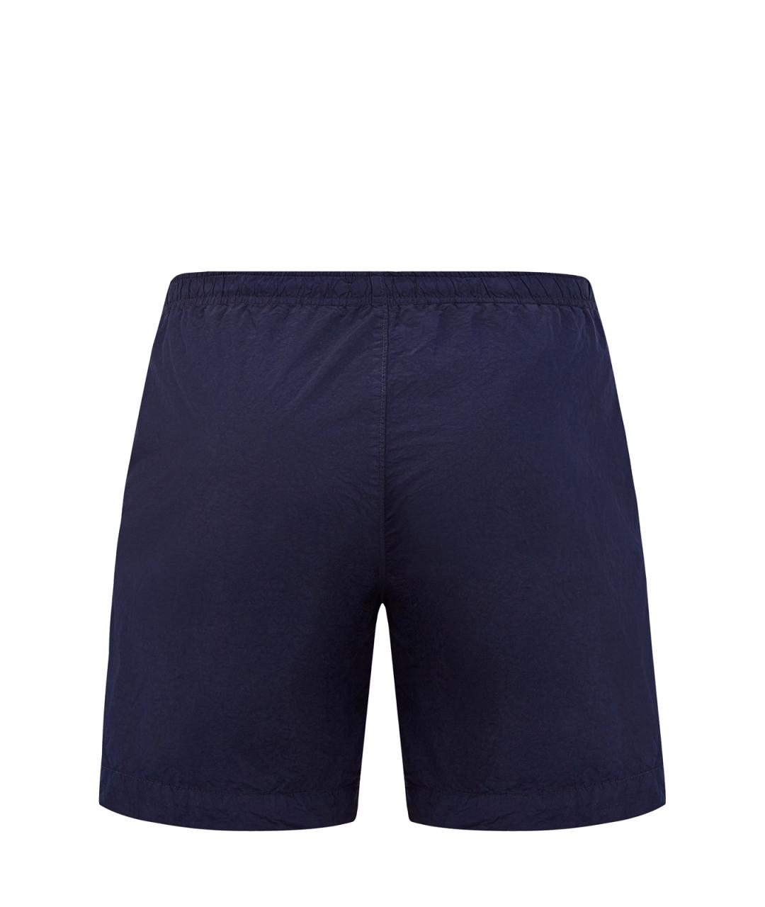 CP COMPANY Синие полиамидовые шорты, фото 2