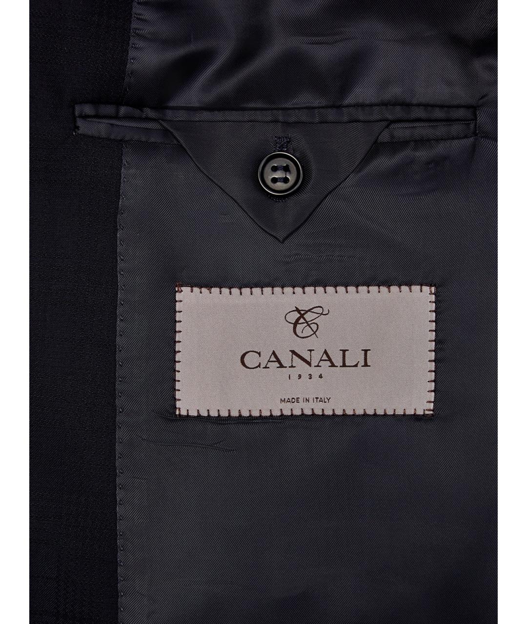 CANALI Темно-синий классический костюм, фото 7