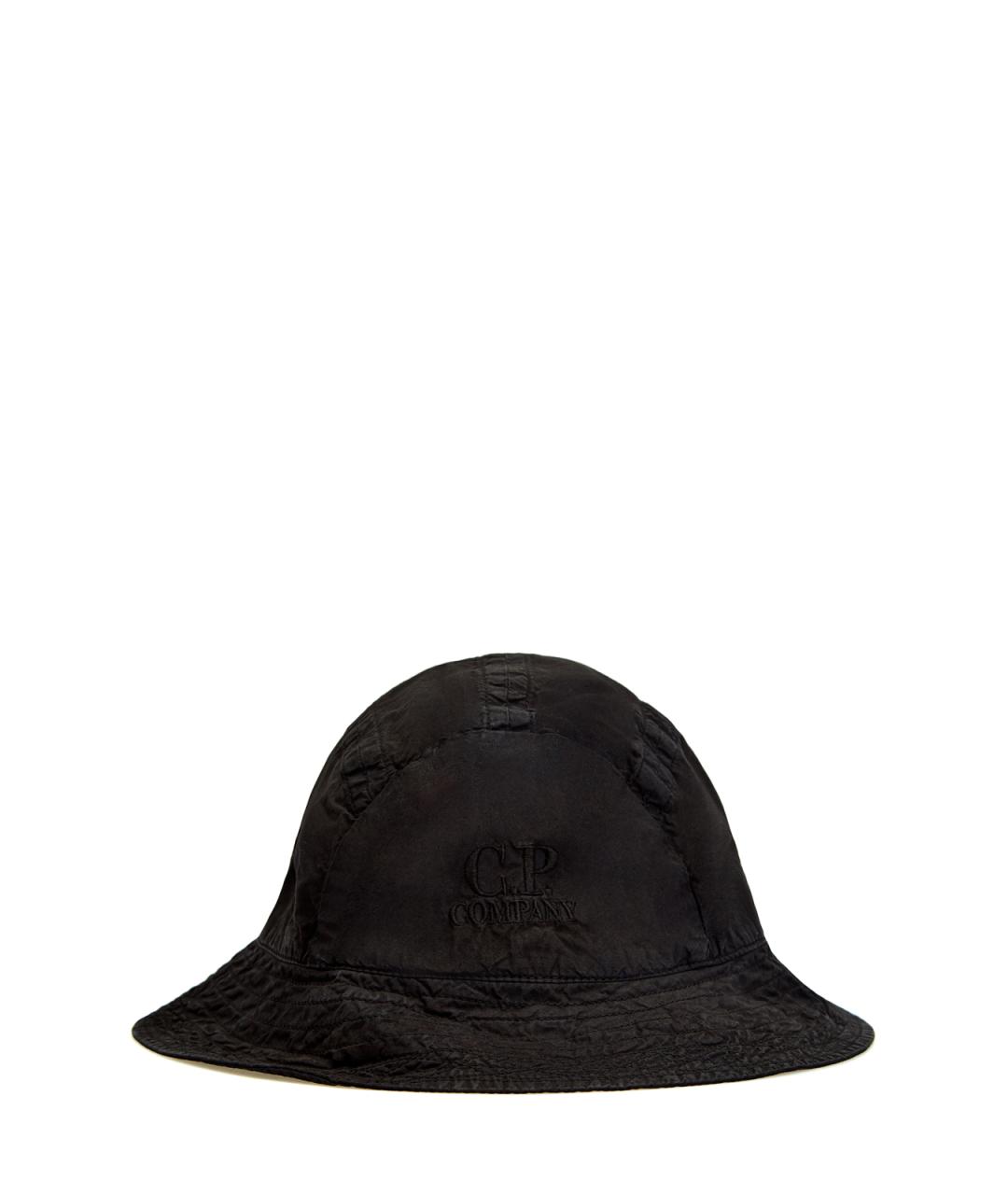CP COMPANY Черная хлопковая шляпа, фото 1