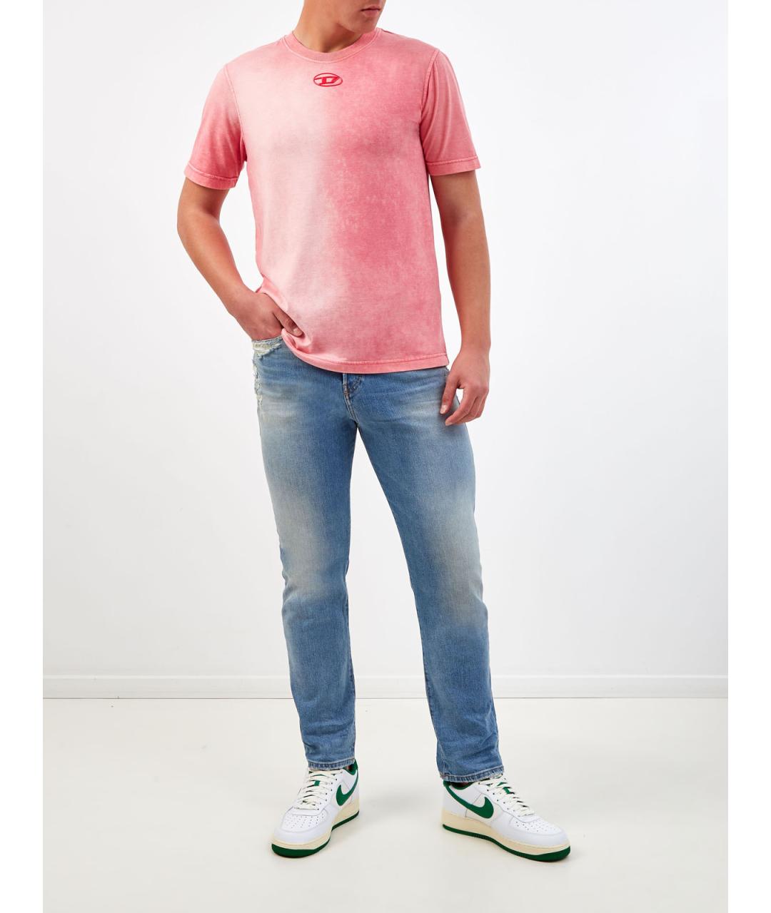 DIESEL Синие хлопковые джинсы скинни, фото 2