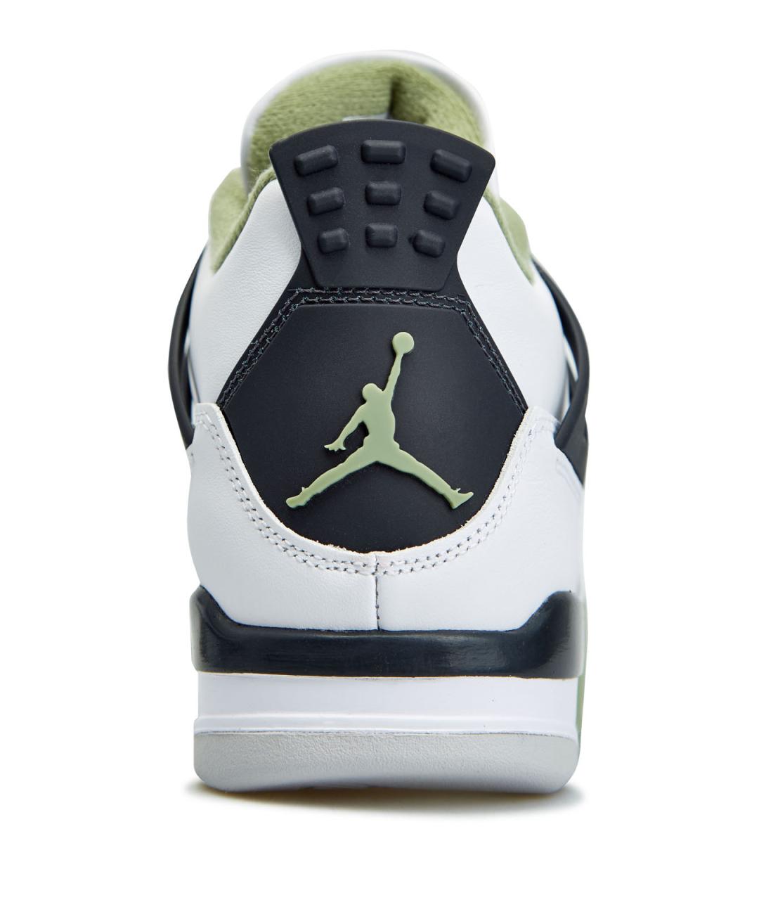 JORDAN Белые кожаные высокие кроссовки / кеды, фото 5