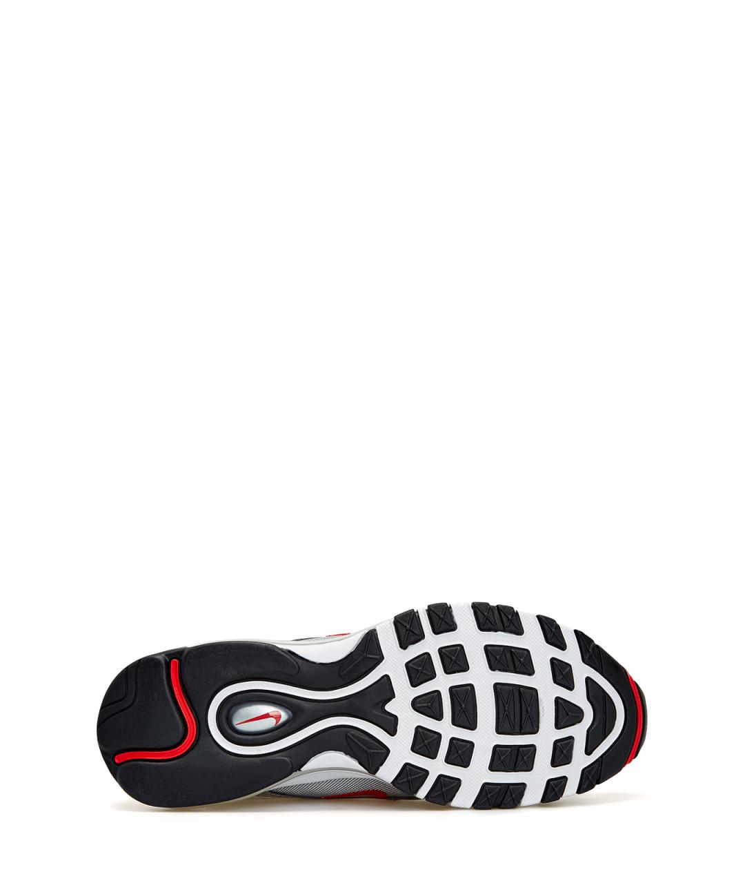 NIKE Серебряные текстильные низкие кроссовки / кеды, фото 6