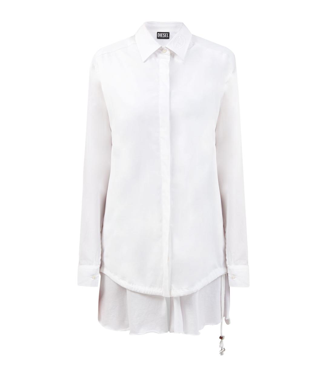 DIESEL Белая хлопковая рубашка, фото 1