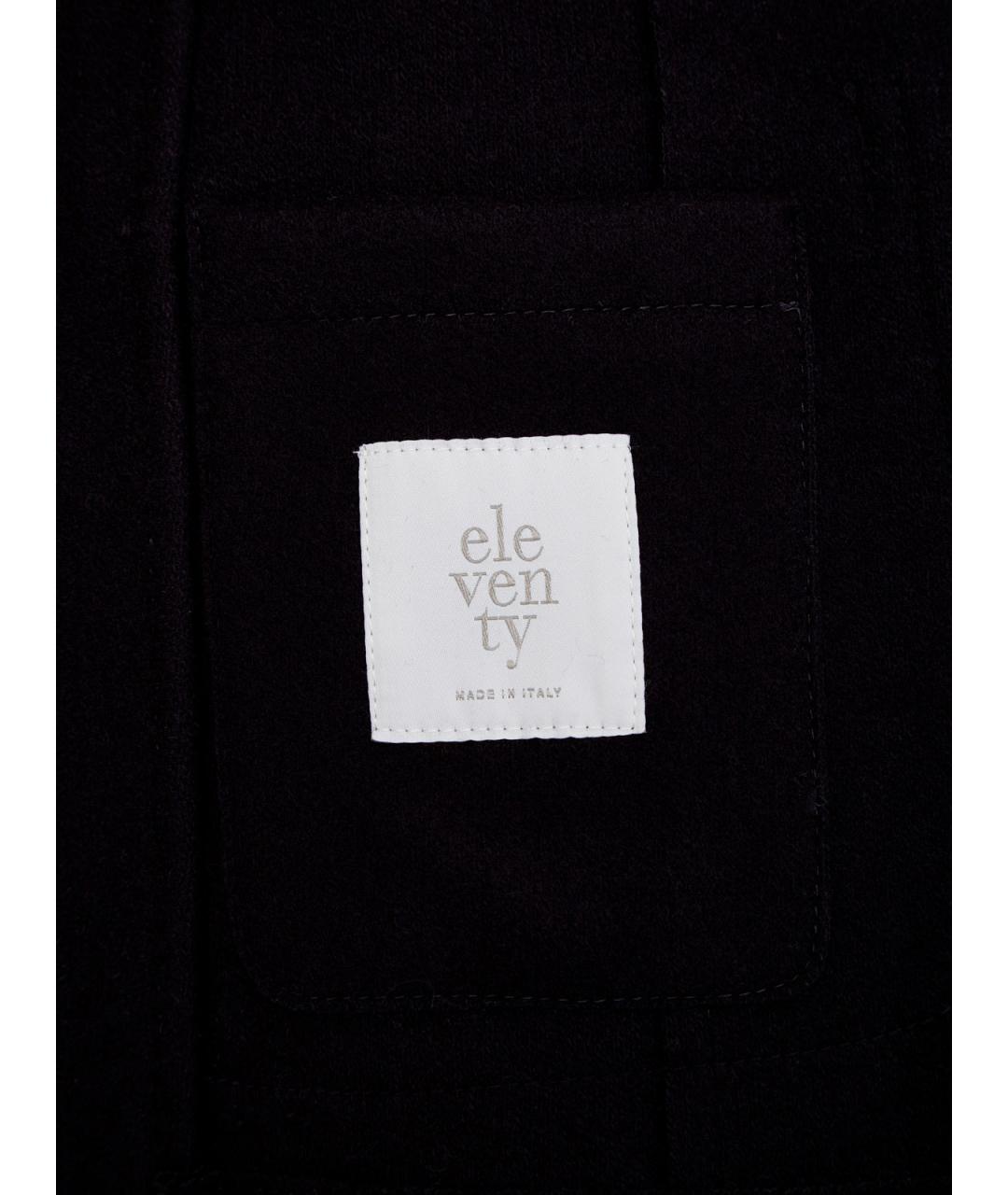 ELEVENTY Черный шерстяной пиджак, фото 6
