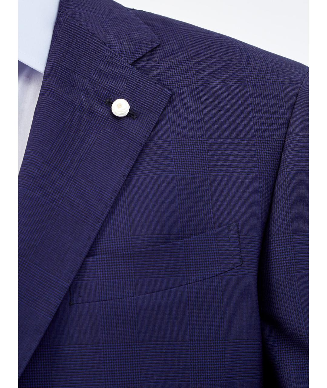 L.B.M. 1911 Синий шерстяной пиджак, фото 5