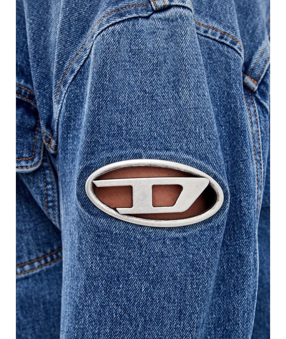 DIESEL Синяя хлопковая куртка, фото 5