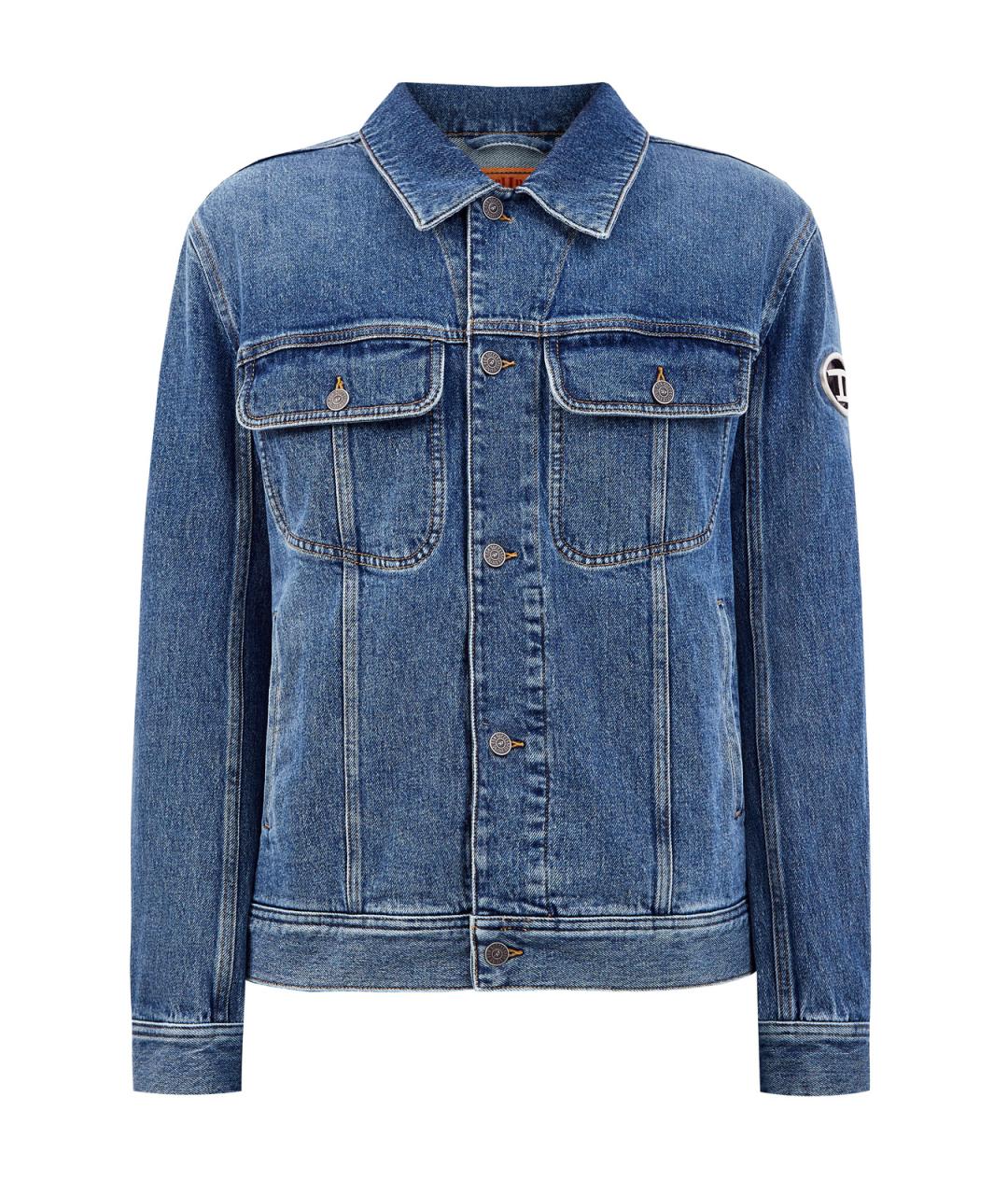 DIESEL Синяя хлопковая куртка, фото 1