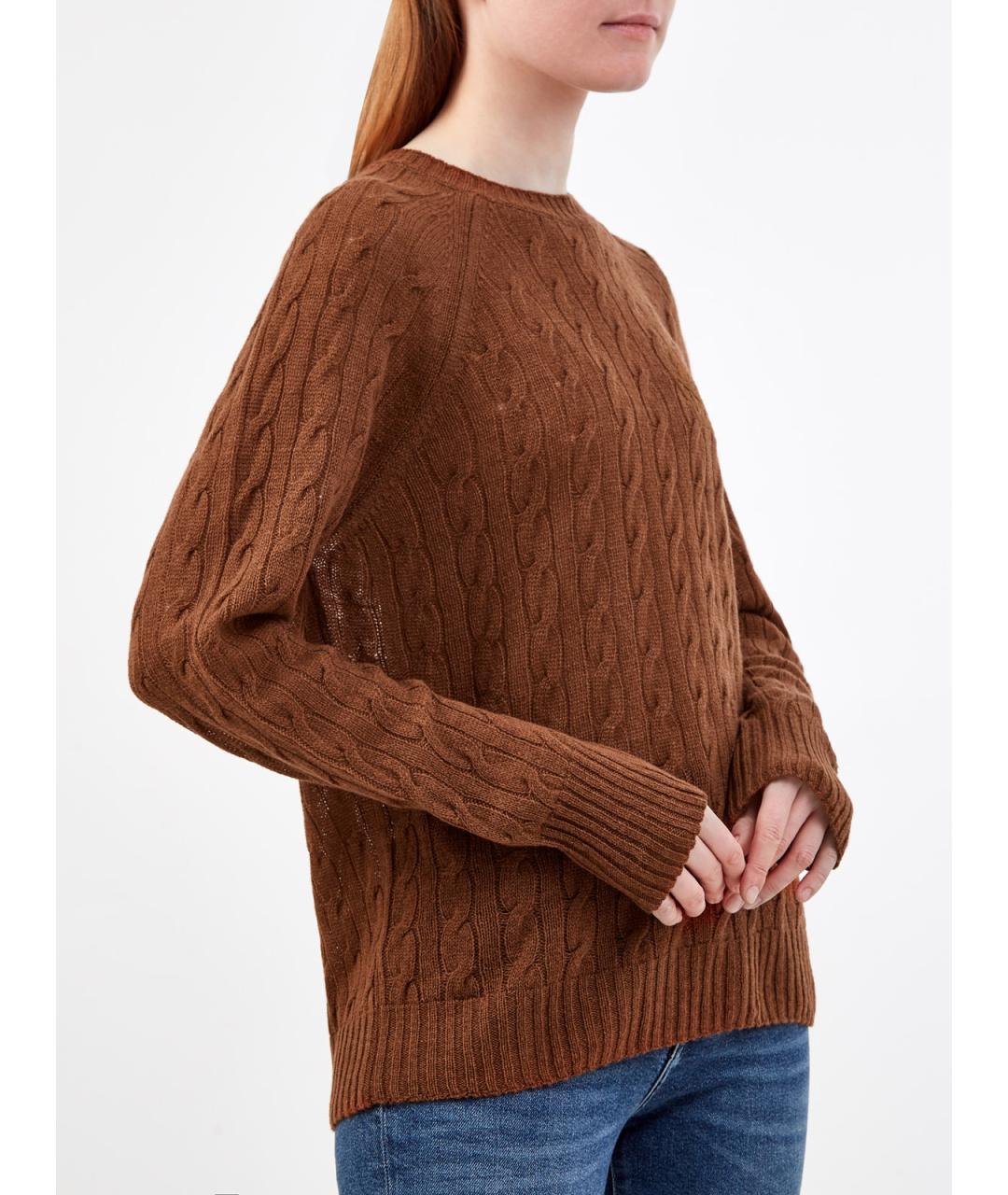 ETRO Коричневый кашемировый джемпер / свитер, фото 3