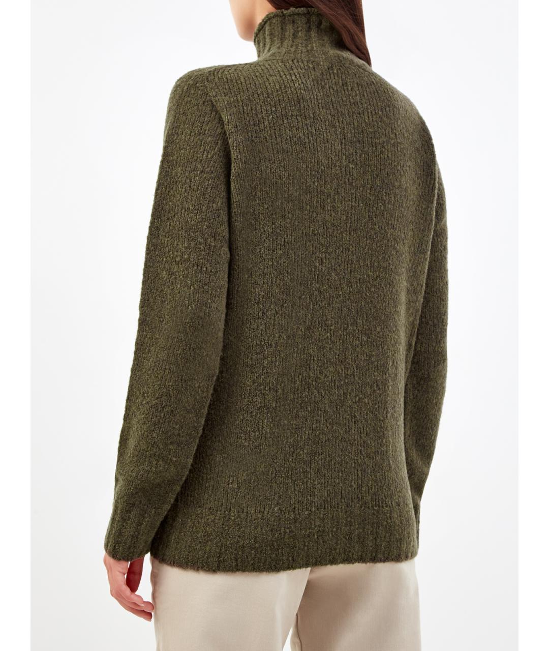 GENTRY PORTOFINO Зеленый шерстяной джемпер / свитер, фото 4