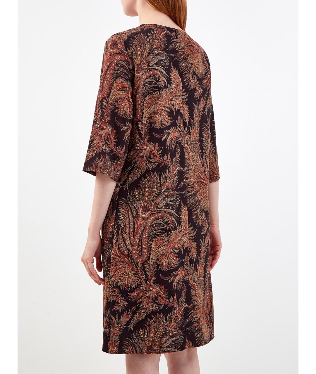 ETRO Мульти полиэстеровое повседневное платье, фото 4