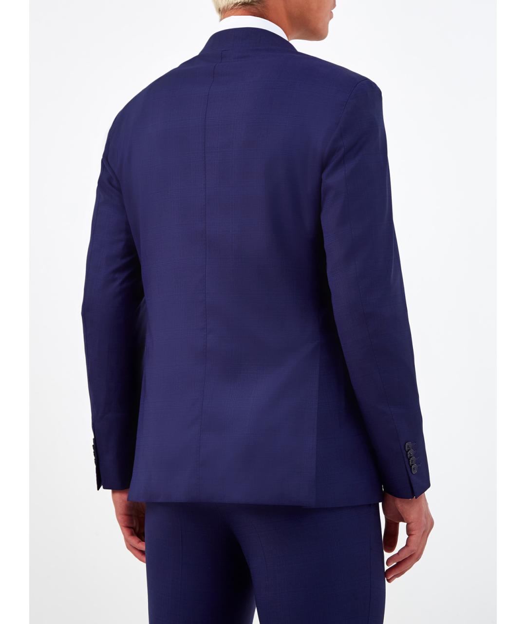 L.B.M. 1911 Синий шерстяной пиджак, фото 4