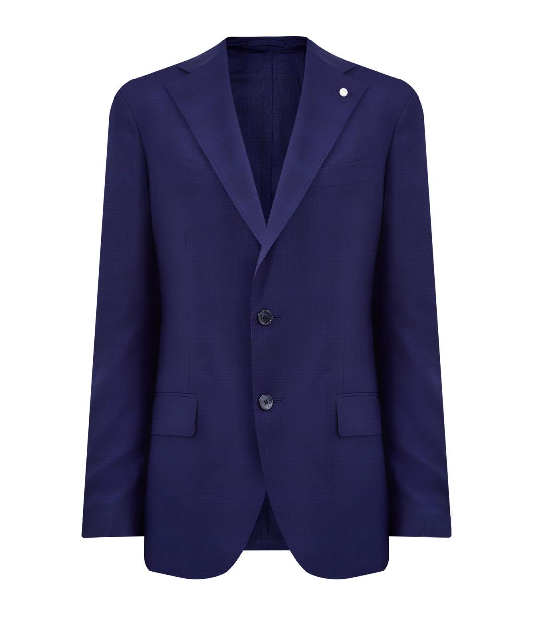 L.B.M. 1911 Синий шерстяной пиджак, фото 1