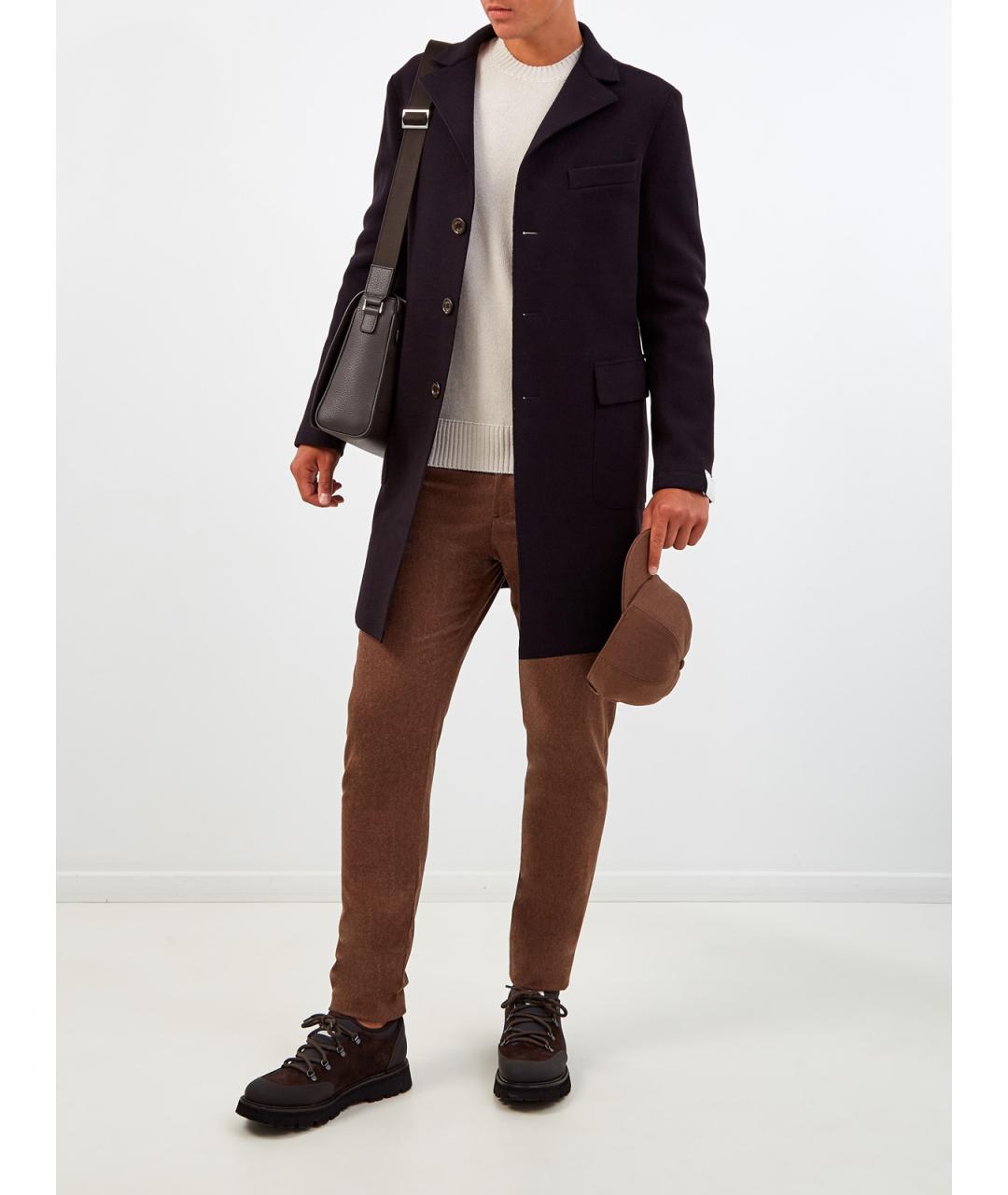 ELEVENTY Бежевый шерстяной джемпер / свитер, фото 2