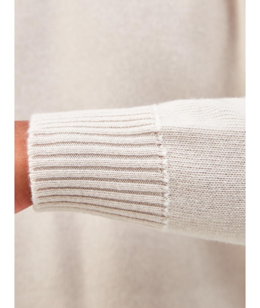 ELEVENTY Бежевый шерстяной джемпер / свитер, фото 5