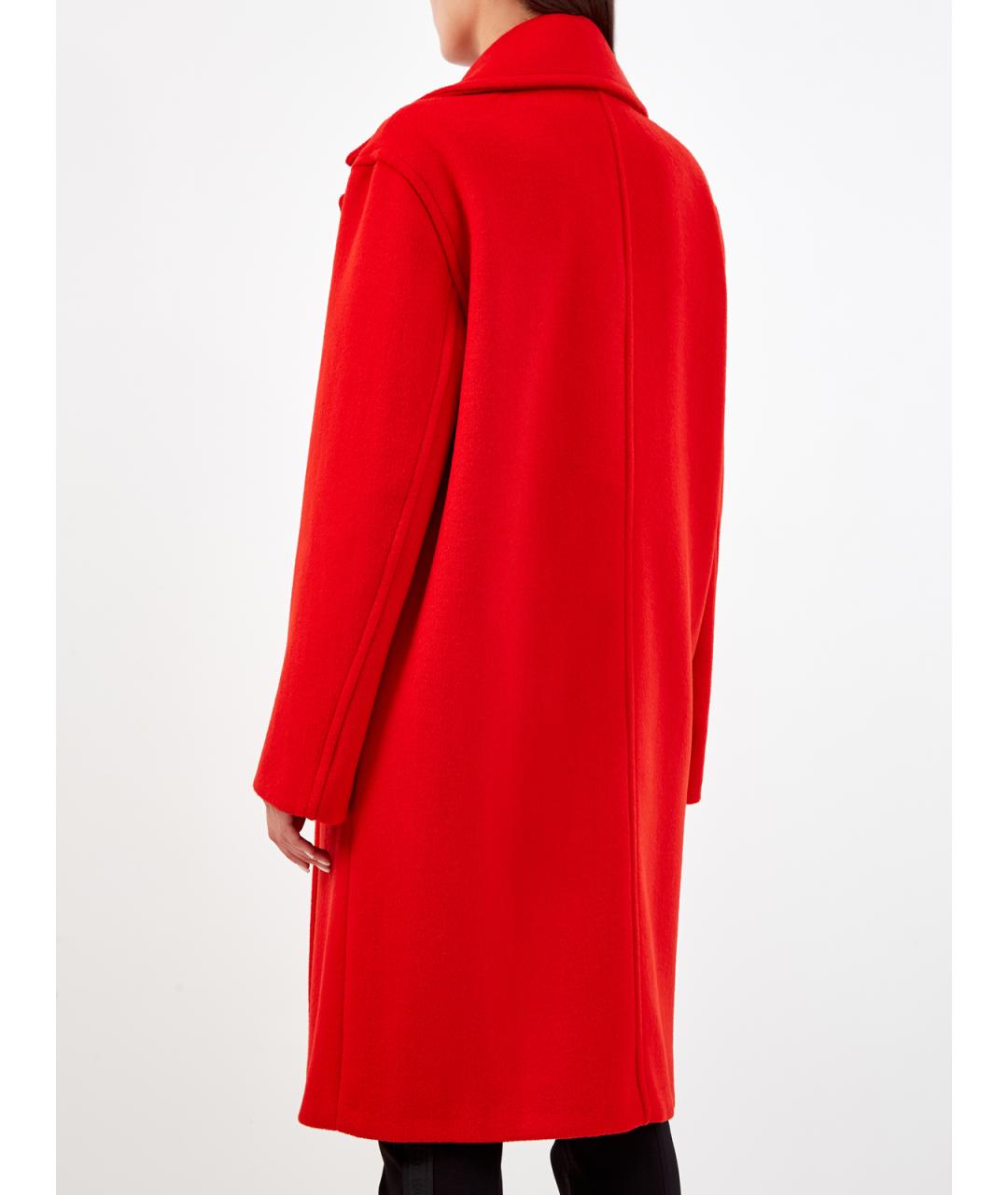 KARL LAGERFELD Красное шерстяное пальто, фото 4