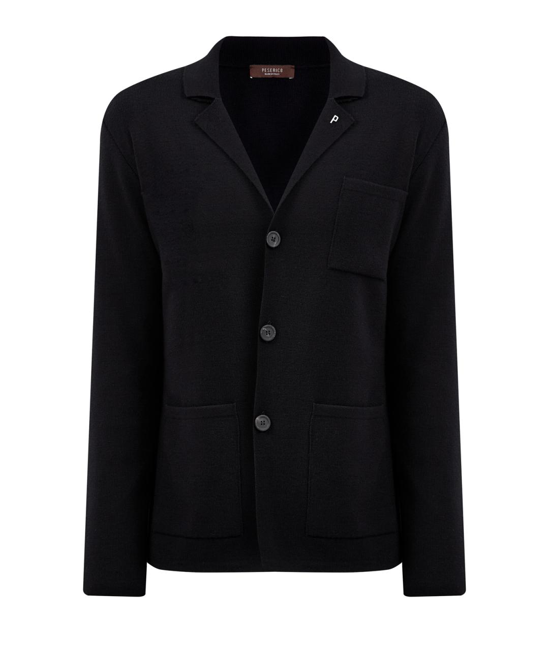 PESERICO Синий шерстяной кардиган, фото 1