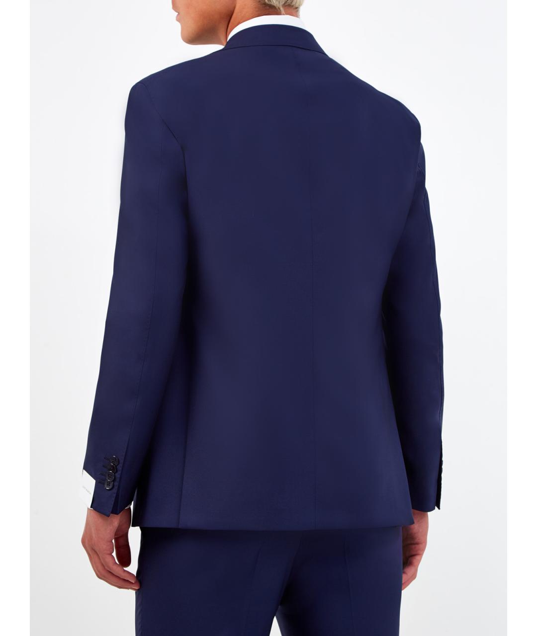 L.B.M. 1911 Синий шерстяной пиджак, фото 4