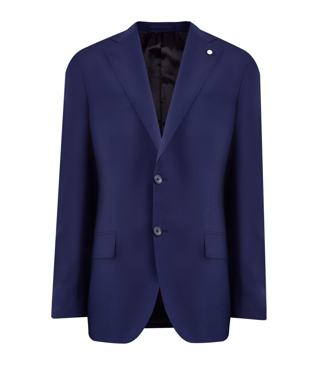 L.B.M. 1911 Синий шерстяной пиджак, фото 1