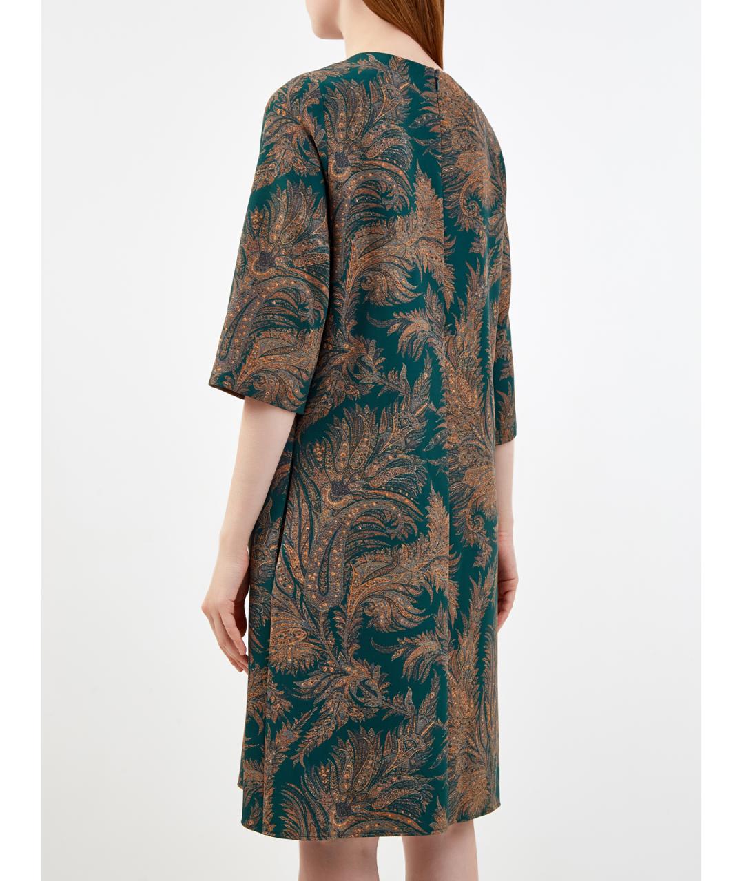 ETRO Мульти полиэстеровое повседневное платье, фото 4