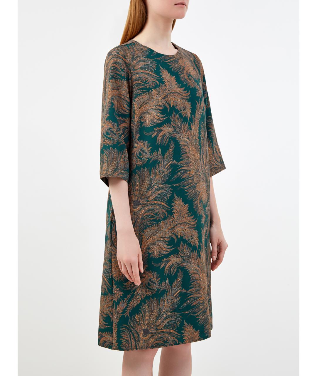 ETRO Мульти полиэстеровое повседневное платье, фото 3