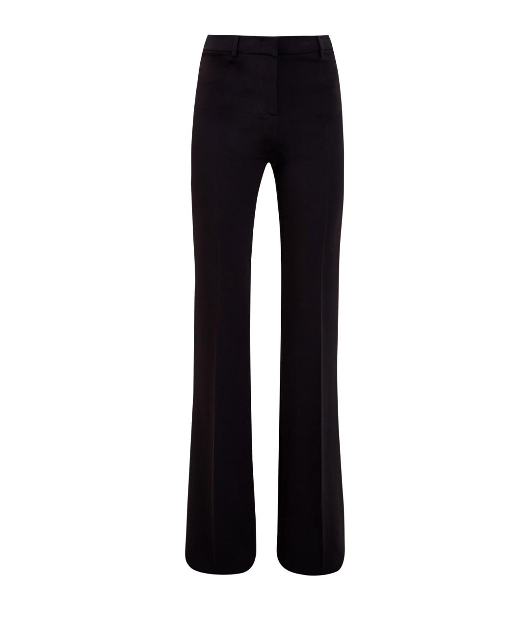 ETRO Черные вискозные прямые брюки, фото 1