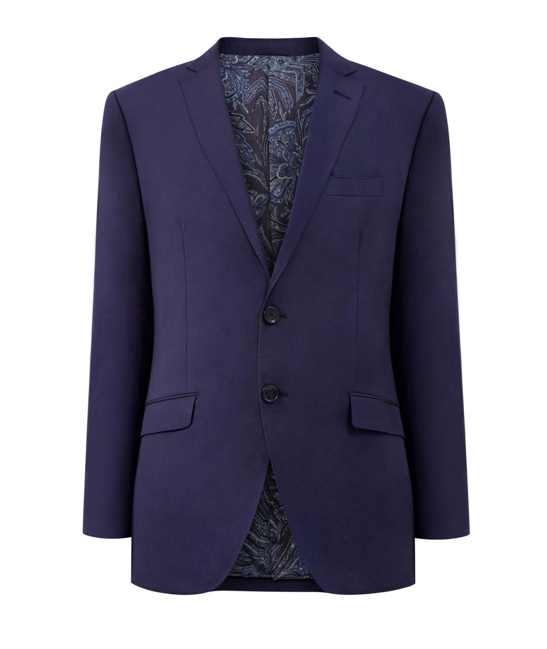 ETRO Синий шерстяной пиджак, фото 1
