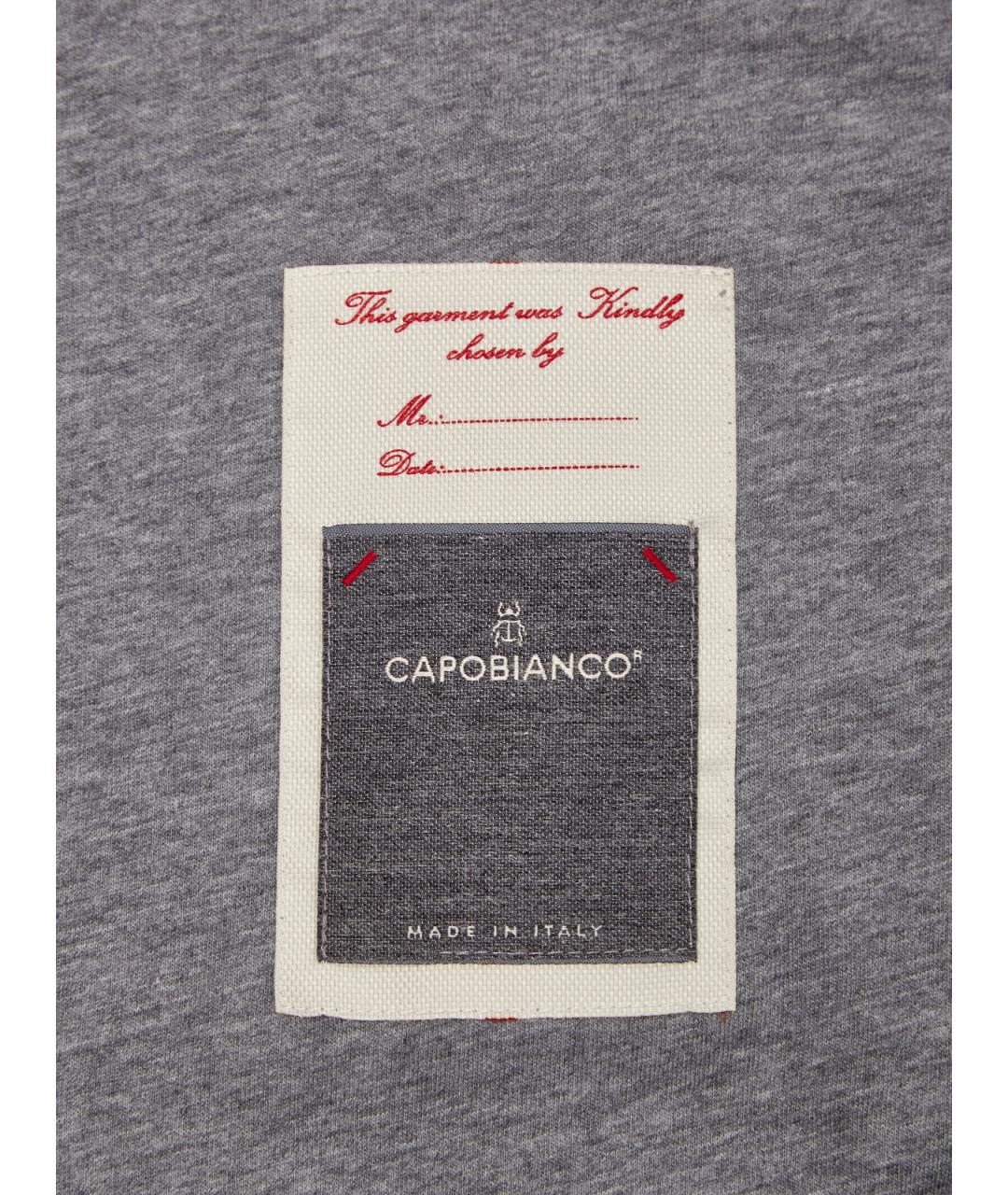 CAPOBIANCO Коричневый полиэстеровый жилет, фото 6