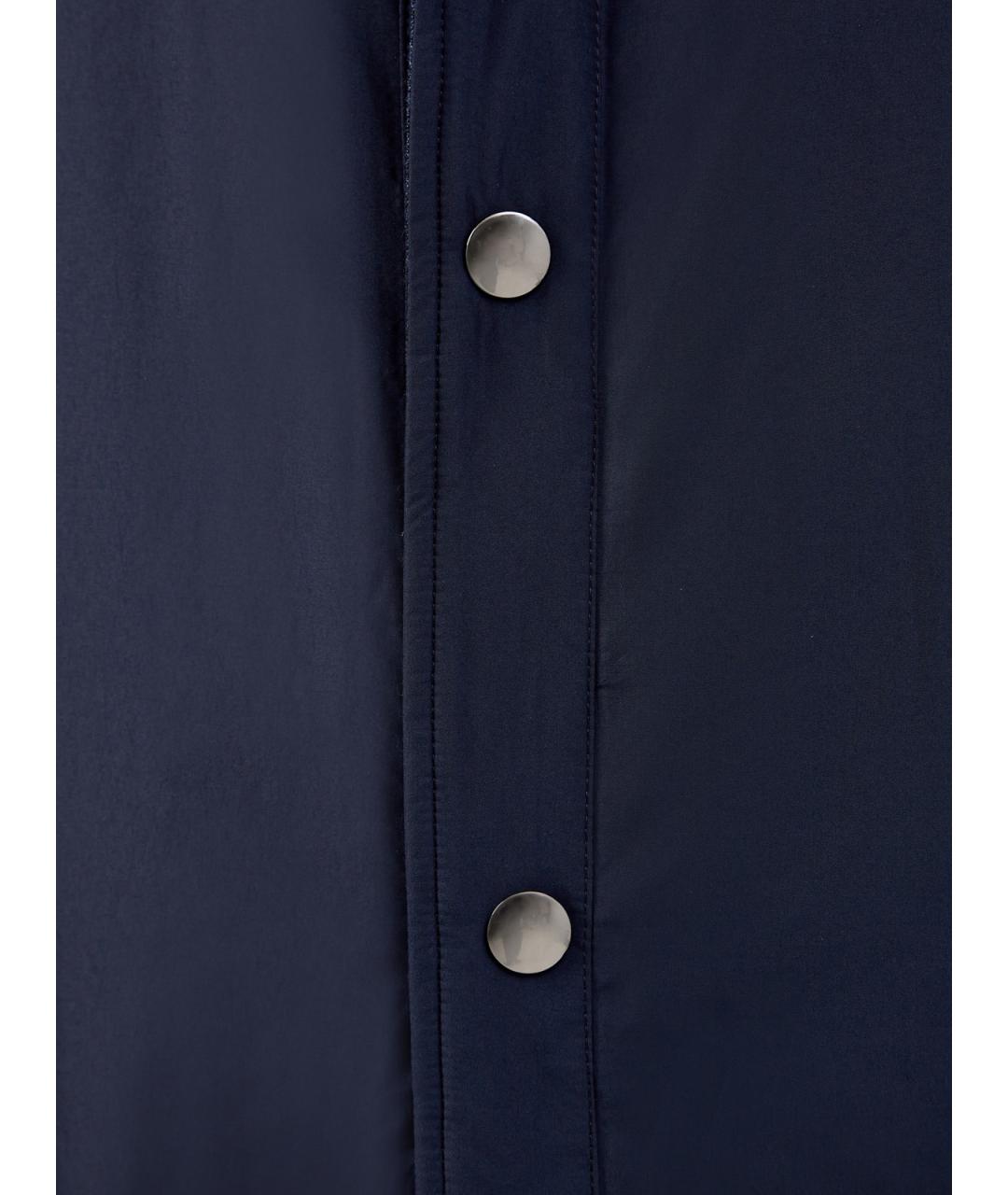 CANALI Синяя шерстяная куртка, фото 7