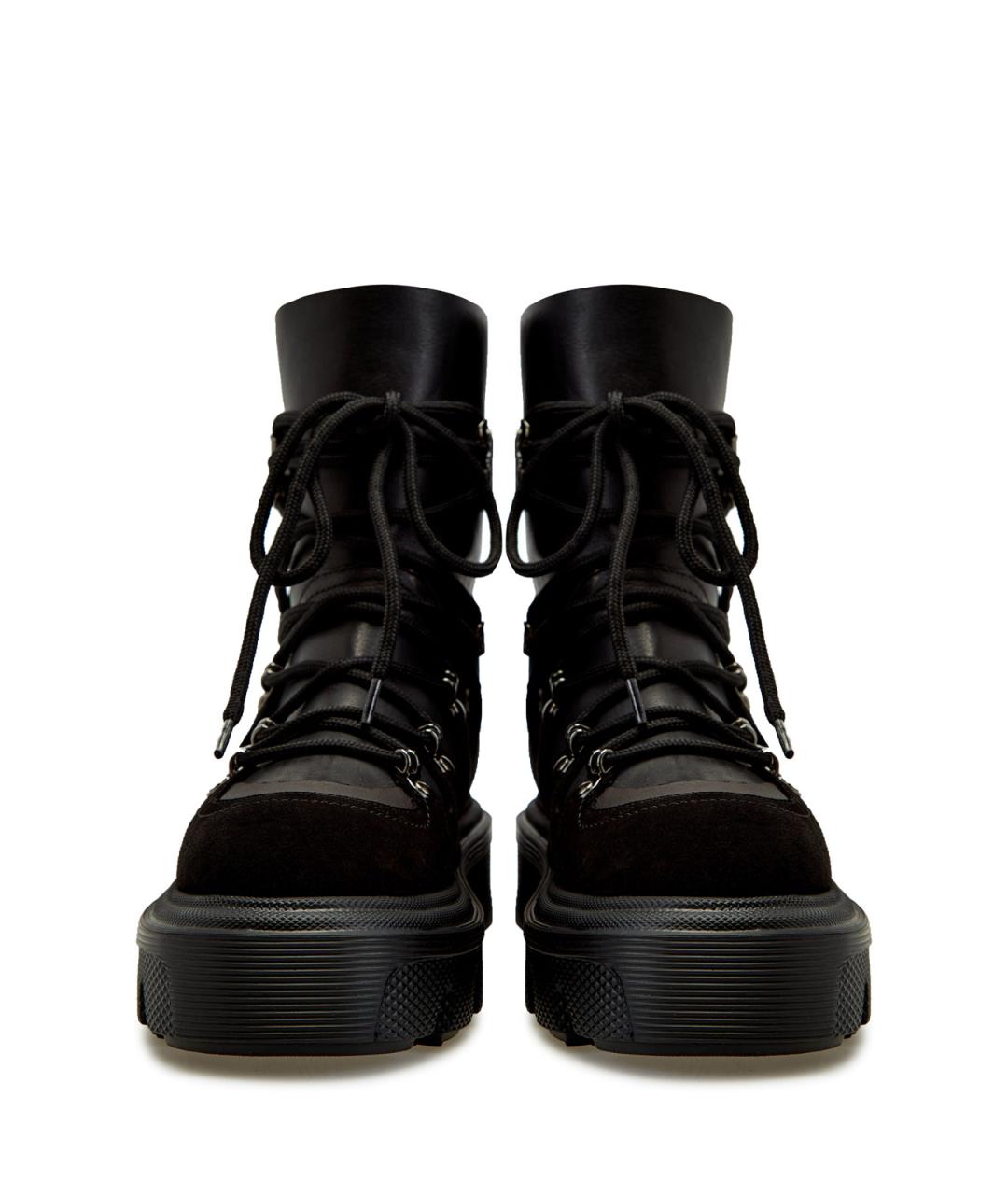 CASADEI Черные кожаные ботинки, фото 5