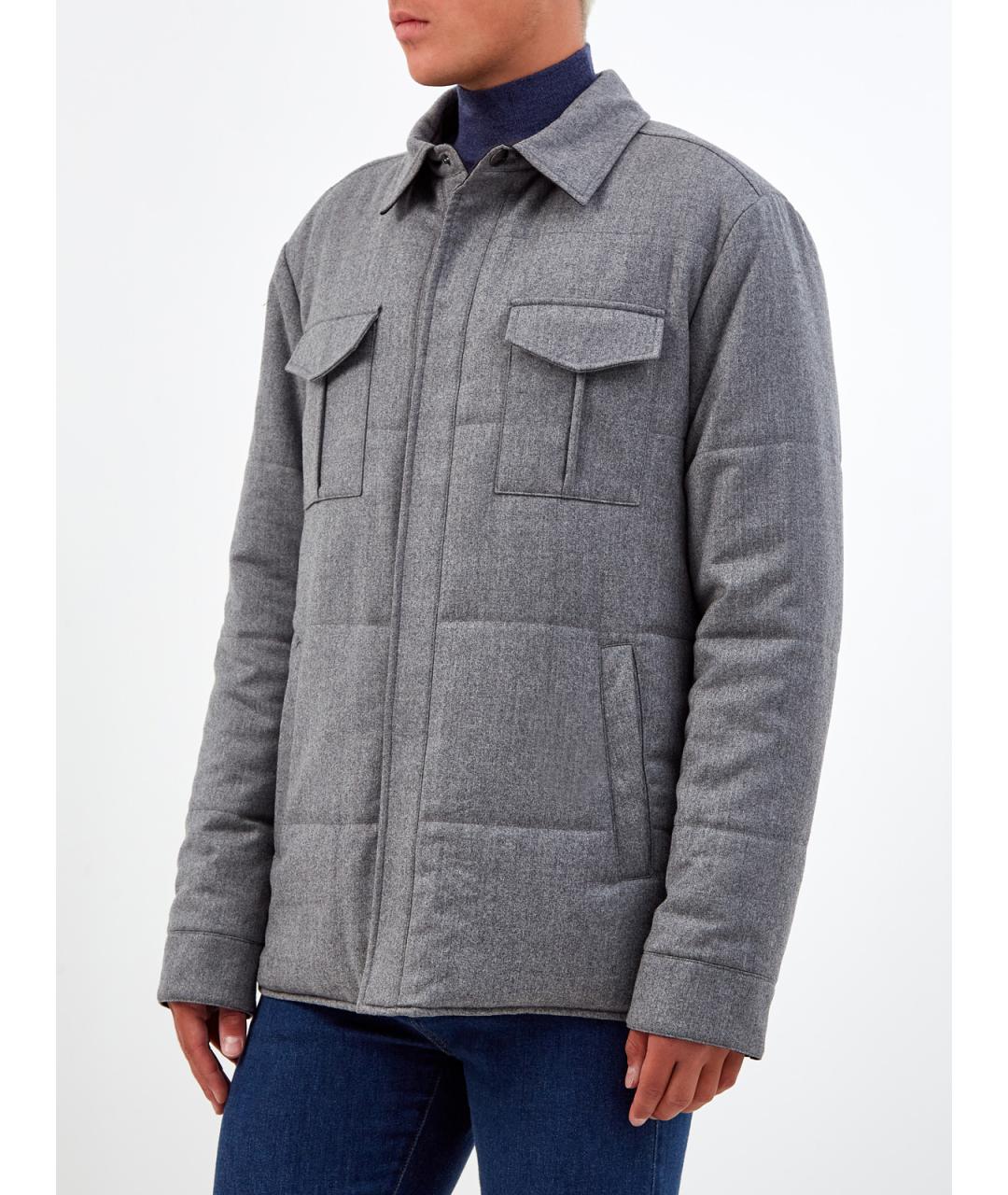 CANALI Мульти шерстяная куртка, фото 4