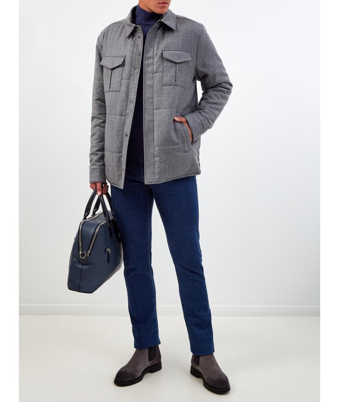 CANALI Мульти шерстяная куртка, фото 2