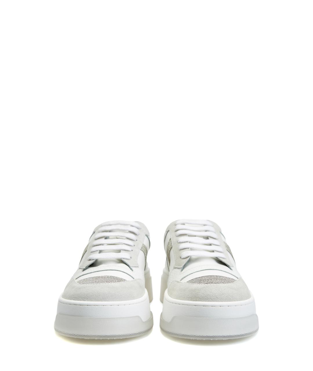 FABIANA FILIPPI Белые кожаные кеды, фото 6