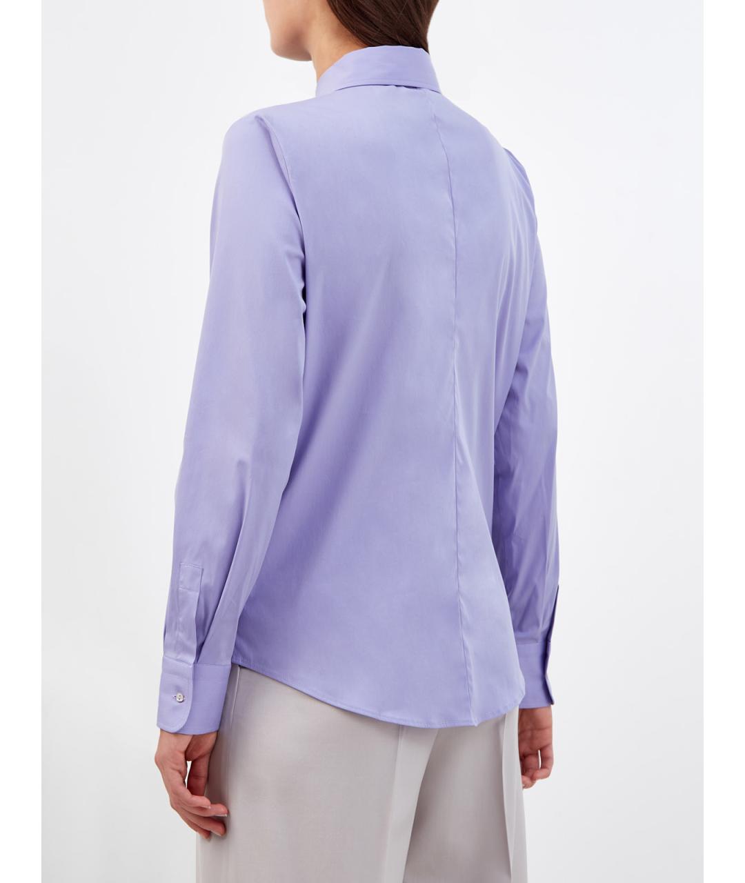 FABIANA FILIPPI Фиолетовая хлопковая рубашка, фото 4