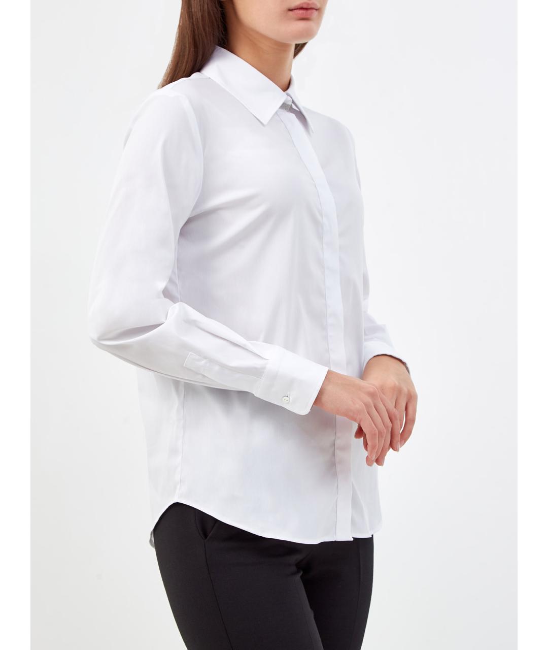 FABIANA FILIPPI Белая хлопковая рубашка, фото 3