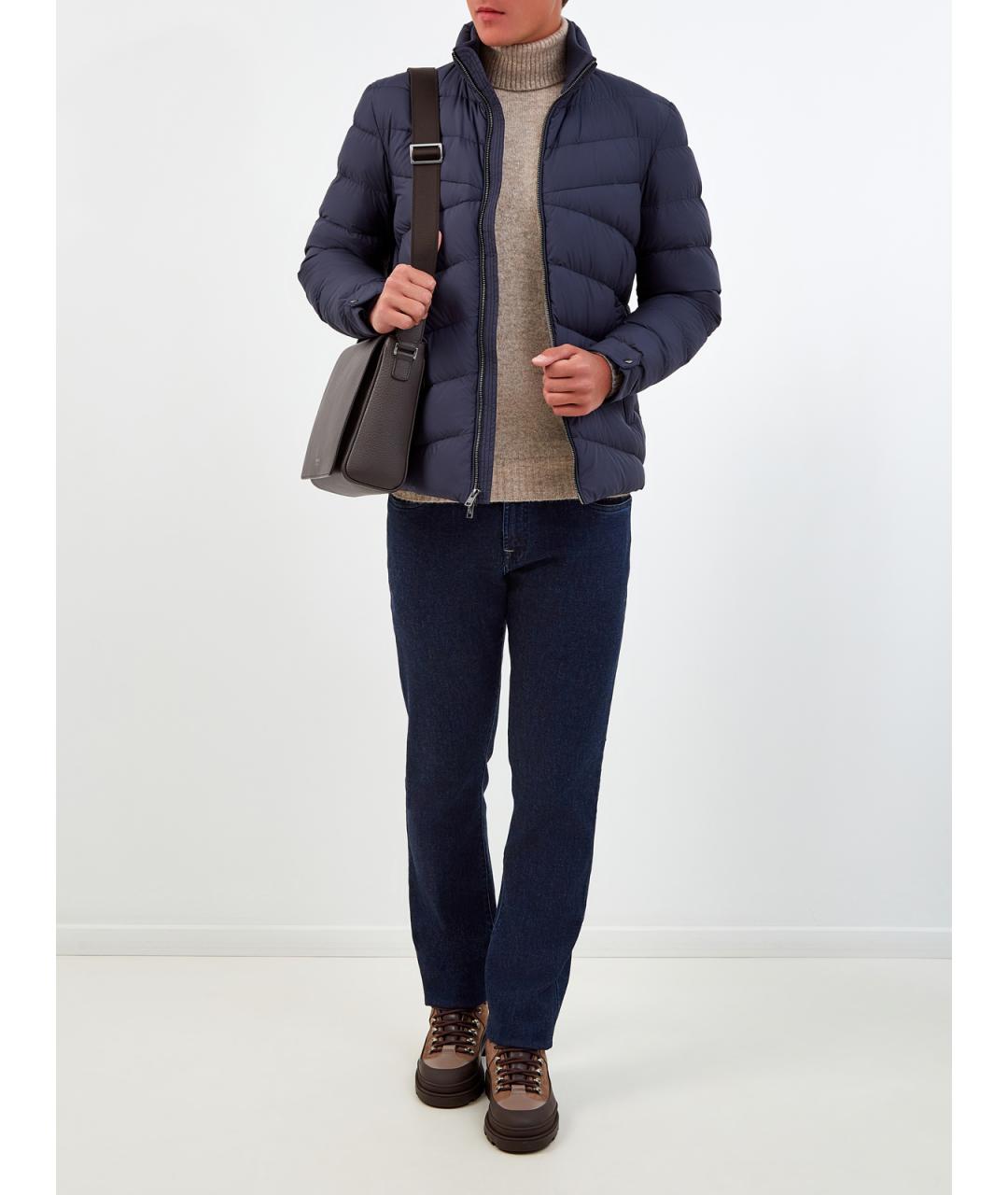 WOOLRICH Синий полиэстеровый пуховик, фото 2