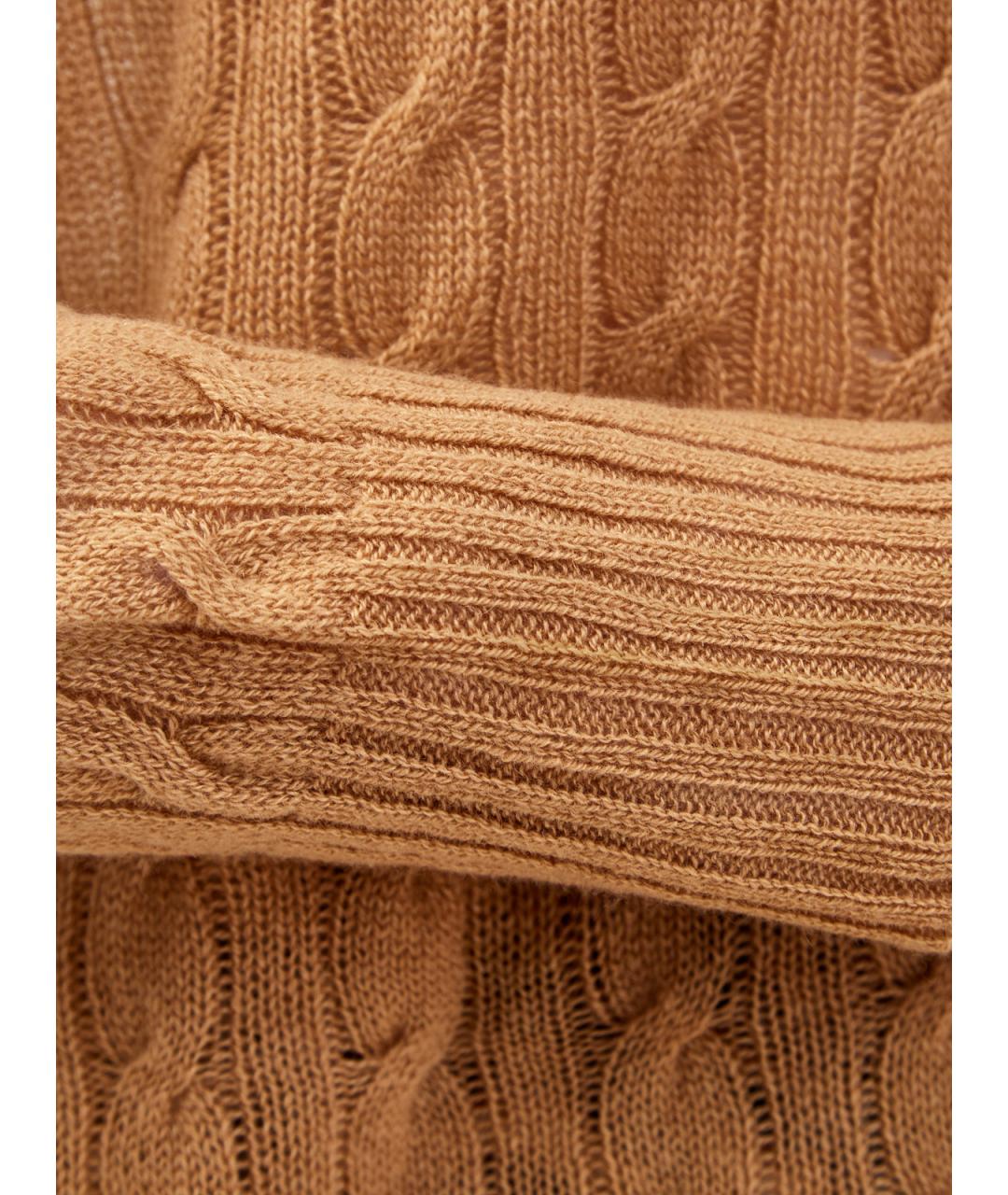 ETRO Коричневый кашемировый джемпер / свитер, фото 5