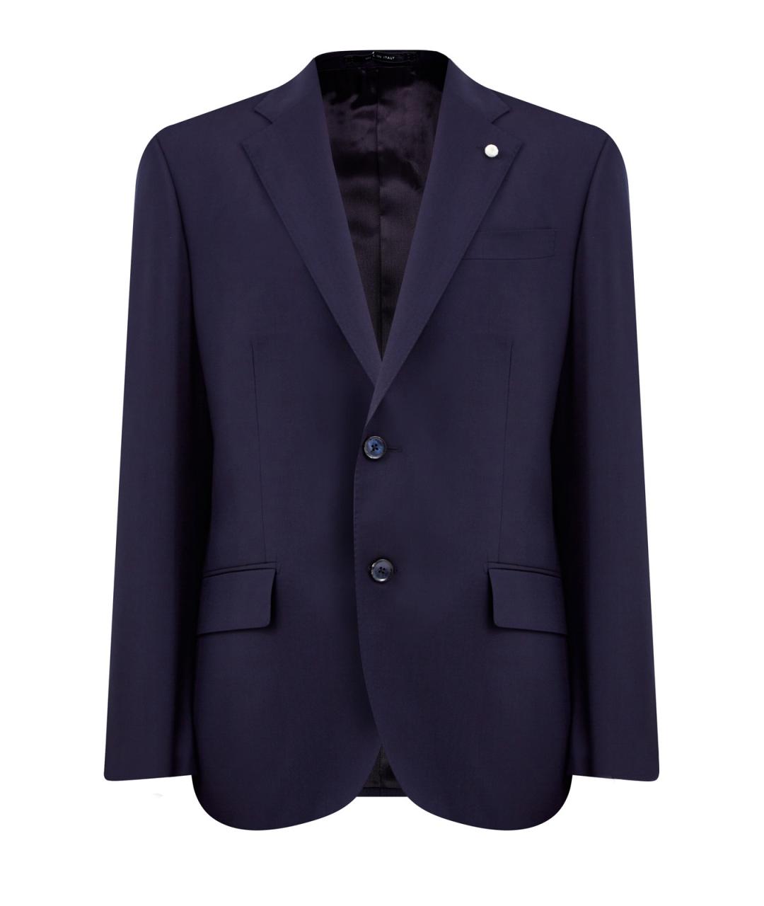 L.B.M. 1911 Синий шерстяной пиджак, фото 1