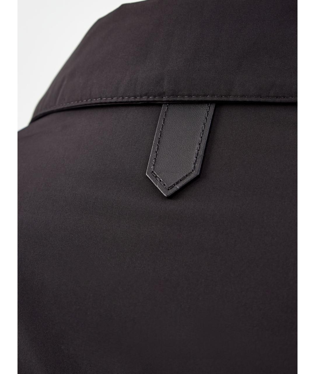 CANALI Черная полиэстеровая куртка, фото 5